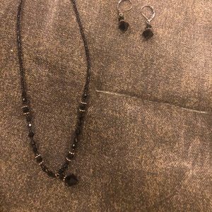 Necklace and earrings